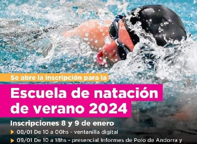 La escuela de natación de verano, otra propuesta de la Municipalidad de Ushuaia