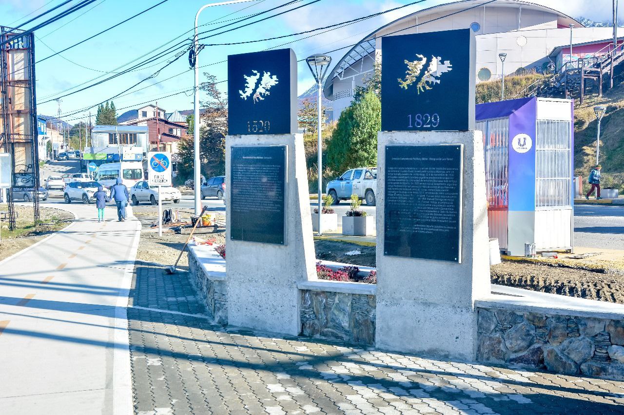 Inauguración de la bicisenda pensar Malvinas: “es una obra emblemática”, afirmó Borgna