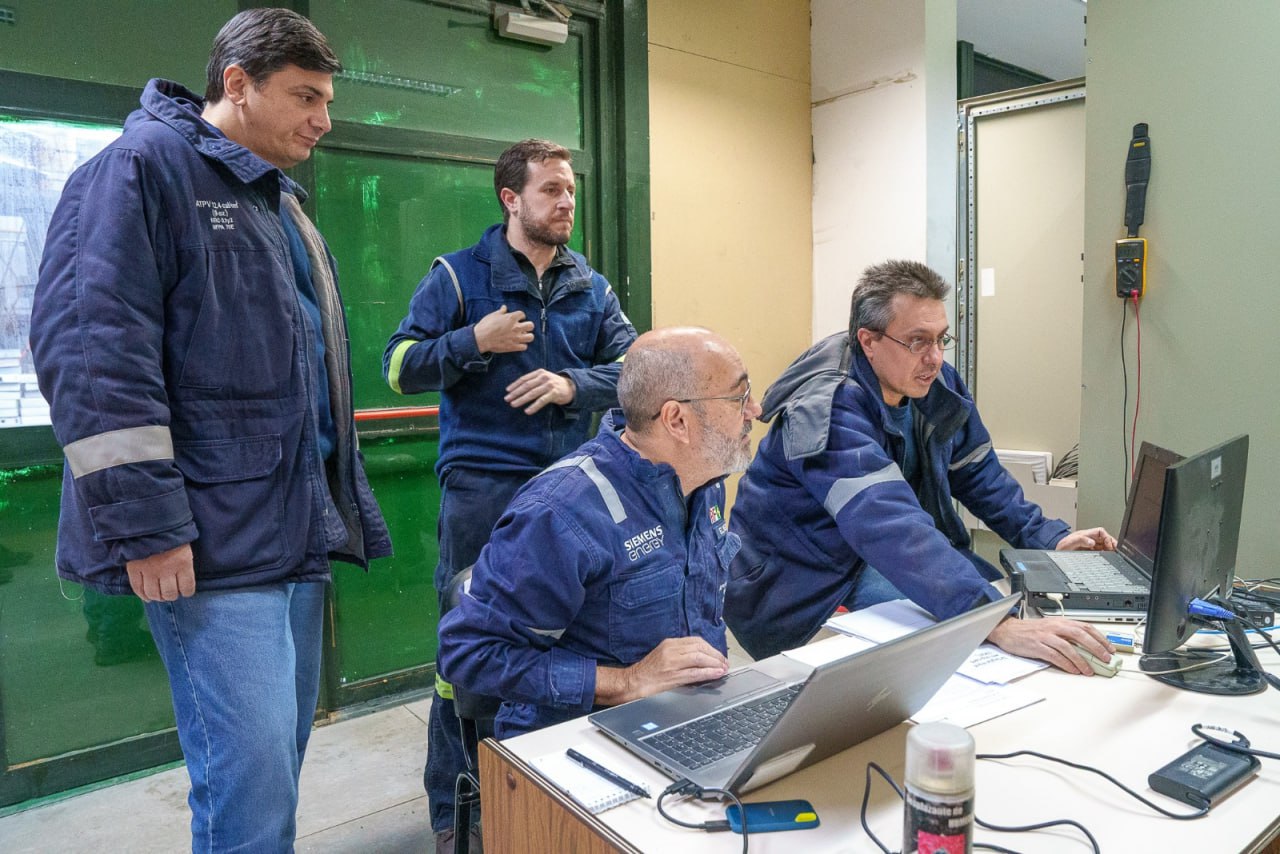Ingeniero de siemens Latinoamérica se encuentra en Ushuaia para subsanar el fallo en la usina
