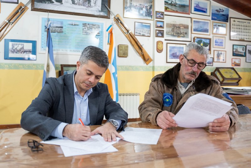 Gobierno firmó convenio para la reubicación del registro provincial de veteranos de guerra en Ushuaia