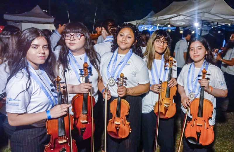 Riograndenses participaron de la fiesta federal de las orquestas infantiles y juveniles