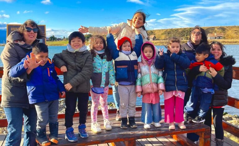 Chicos y chicas del jardín N° 28 participaron de la primera jornada del programa educativo de arte y patrimonio