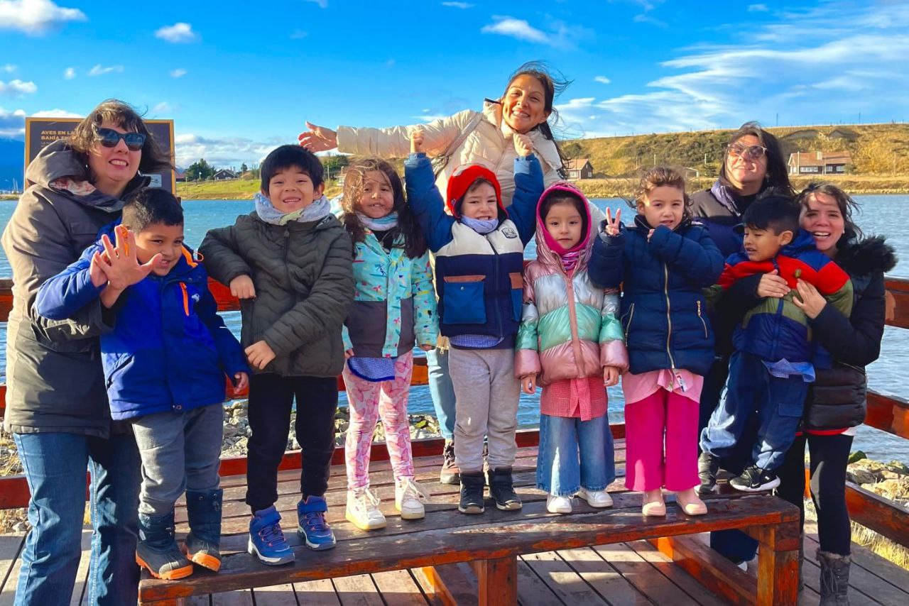 Chicos y chicas del jardín N° 28 participaron de la primera jornada del programa educativo de arte y patrimonio